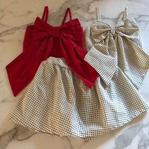 NEW 3 Pc Bow Crop Top Toddler Girl’s Set